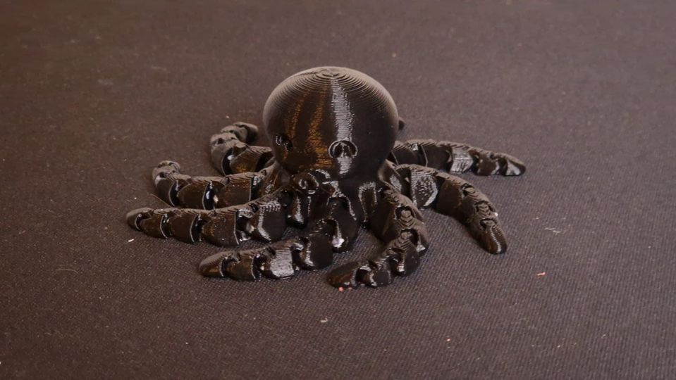 3D Printed Octopus with articulated legs